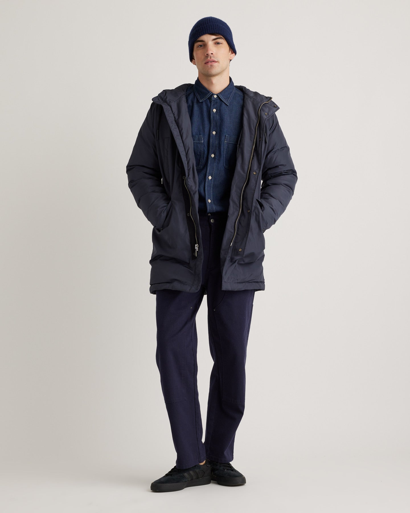 Featherless Long Puffer Parka