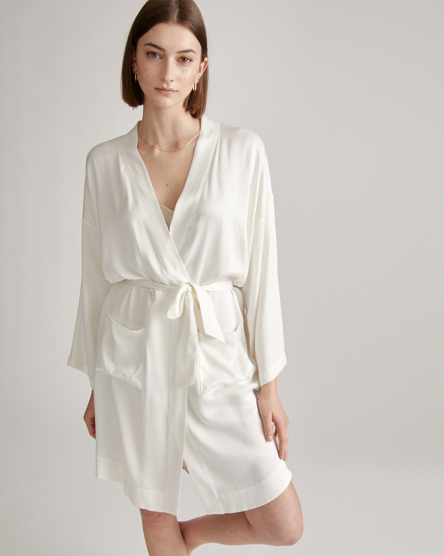 100% Washable Silk Robe