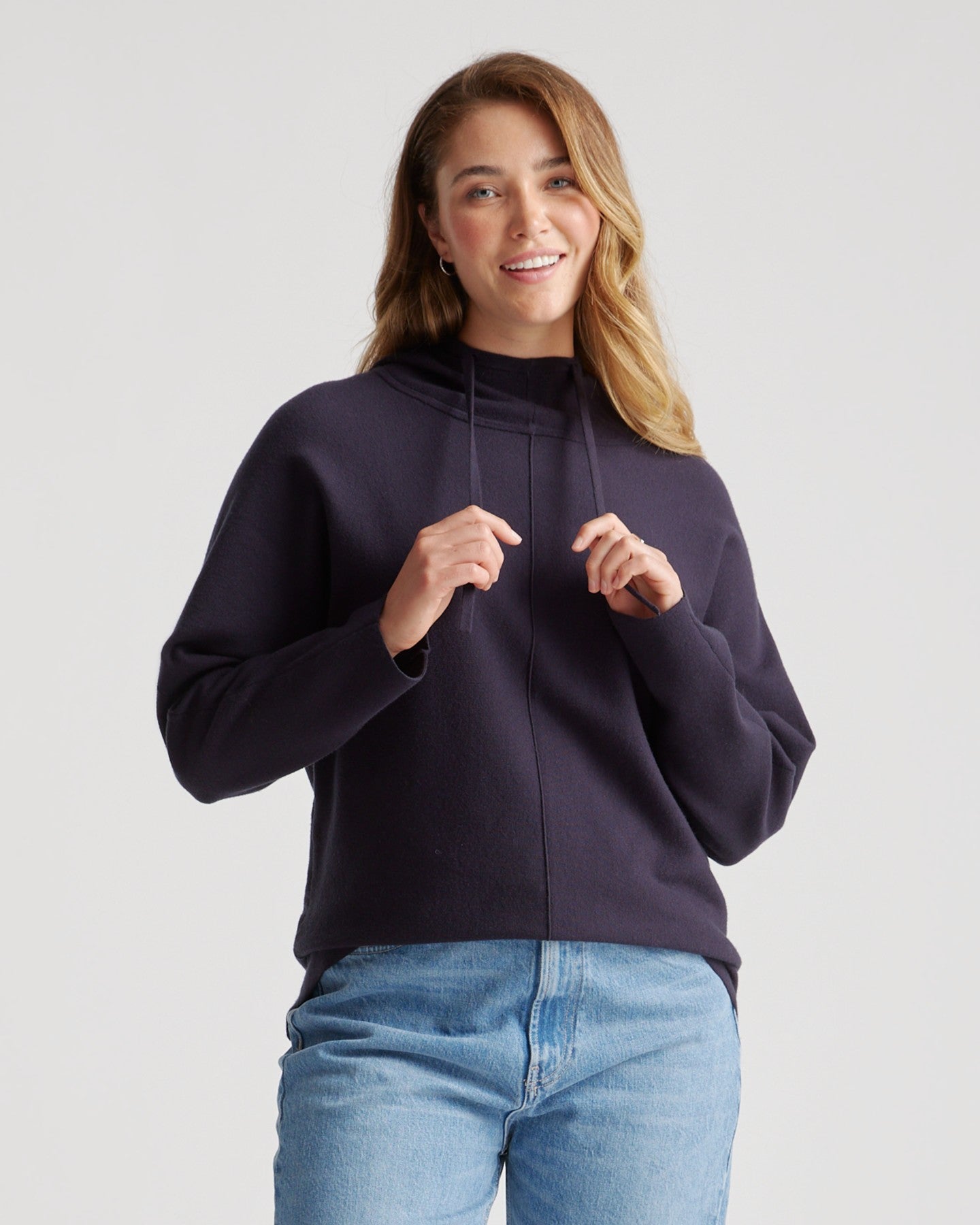 Eco-Knit Milano Stitch Pullover Hoodie