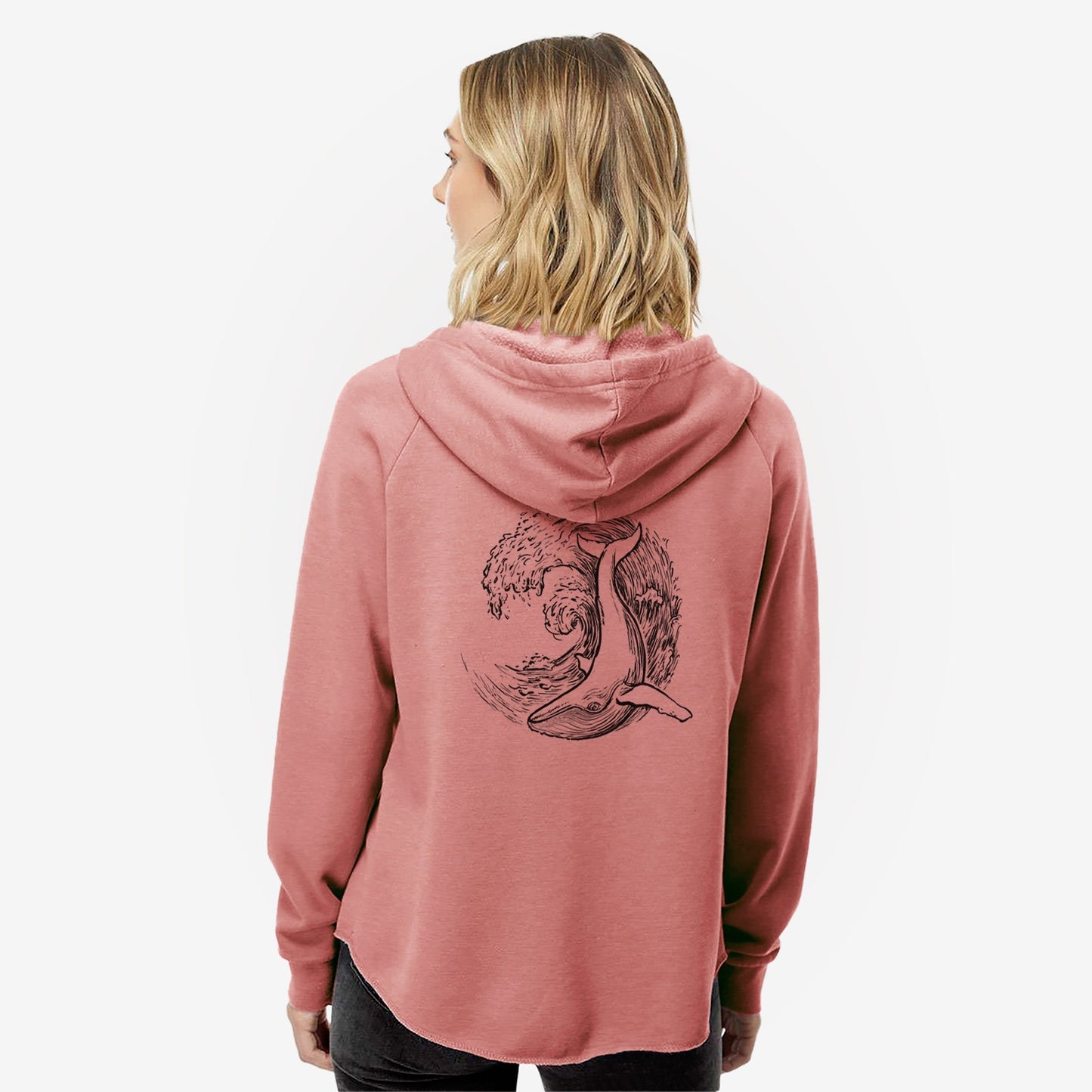 Whale Wave - Women's Cali Wave Zip-Up Sweatshirt