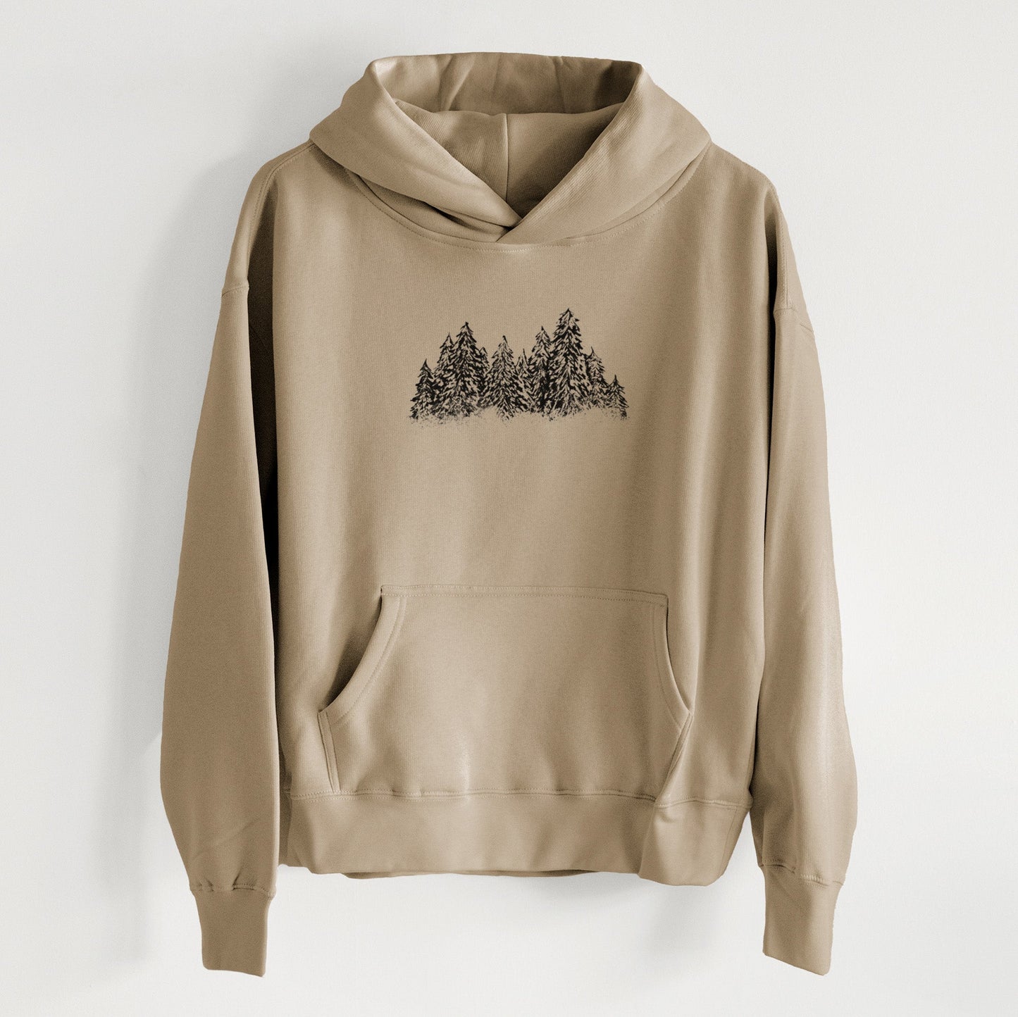 Winter Evergreens - Women's Heavyweight Relaxed Hoodie