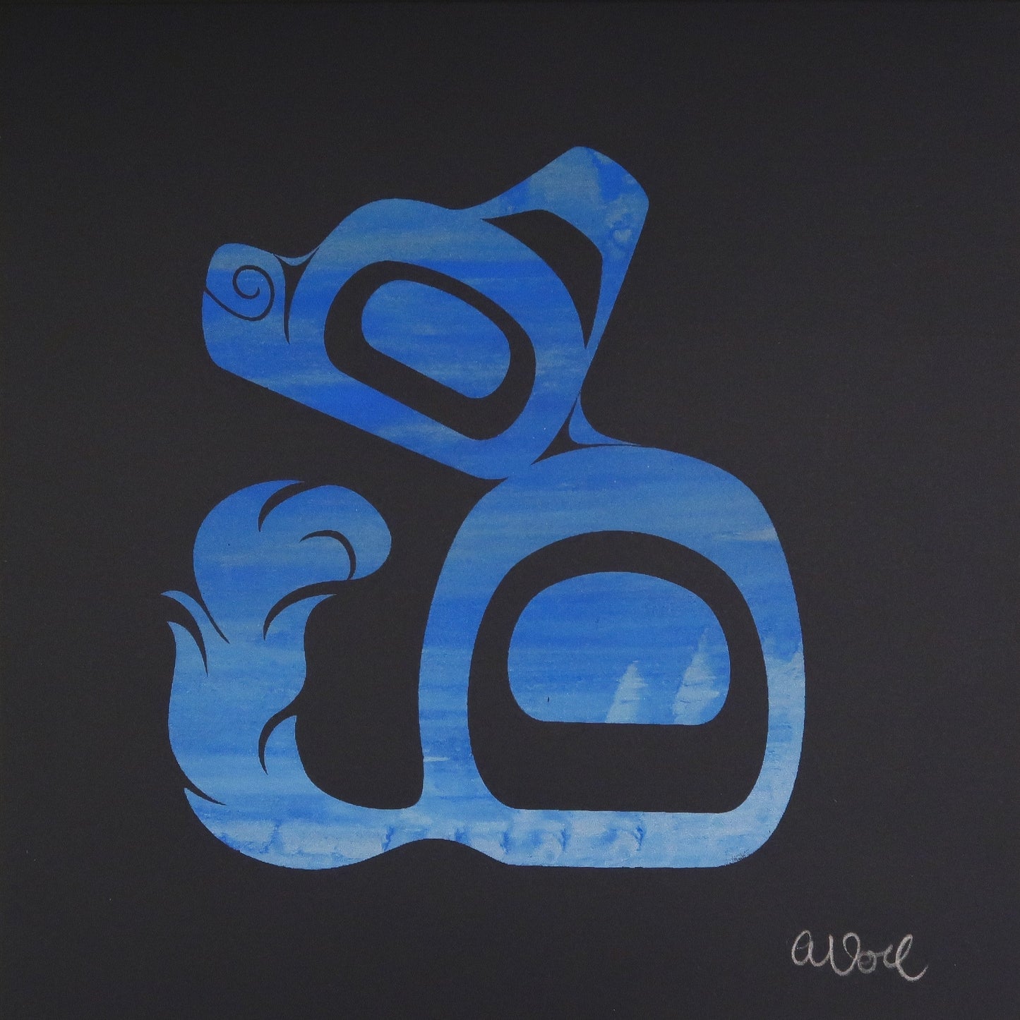 Baby Formline Prints - Black Paper