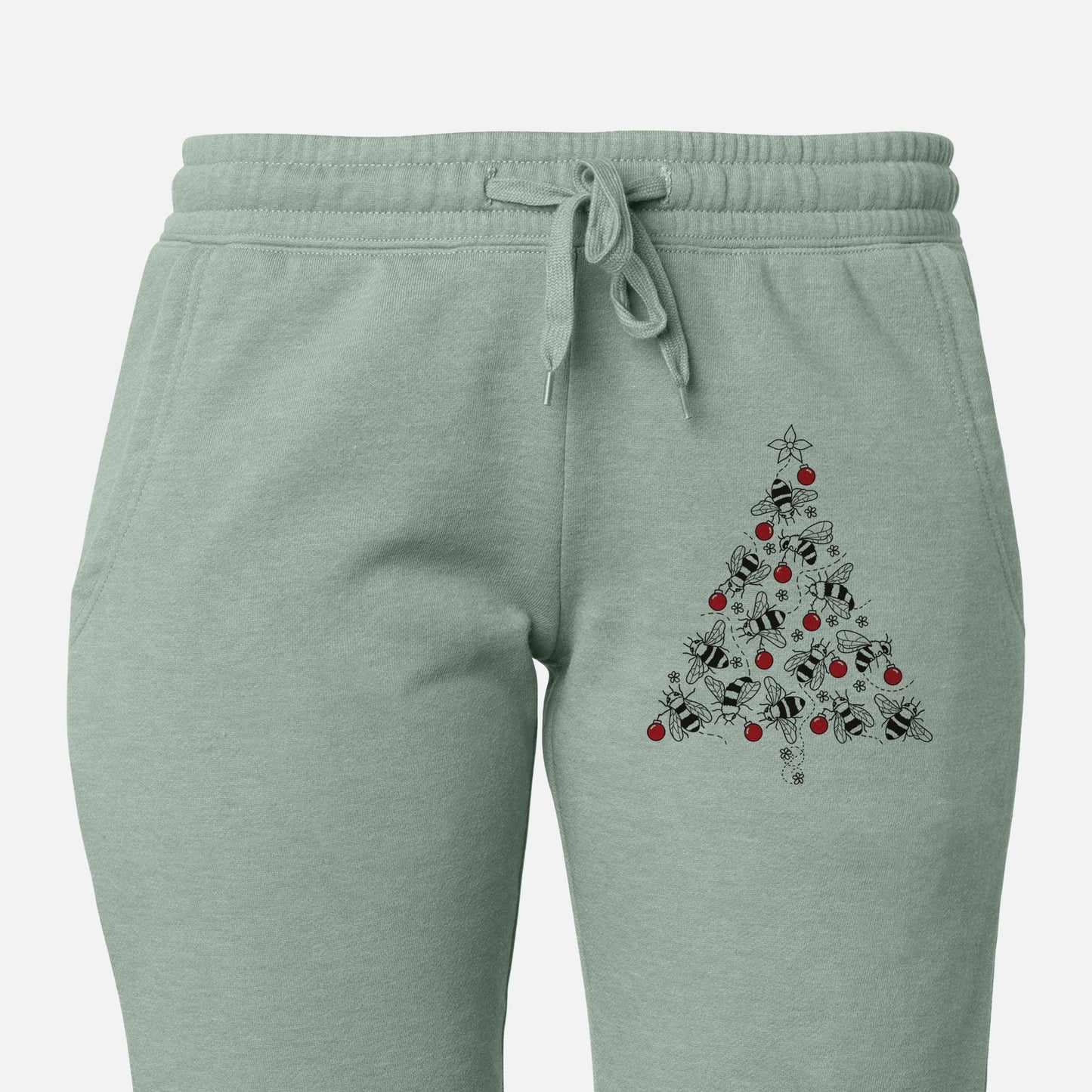 Christmas Tree of Bees - Women's Cali Wave Jogger Sweatpants
