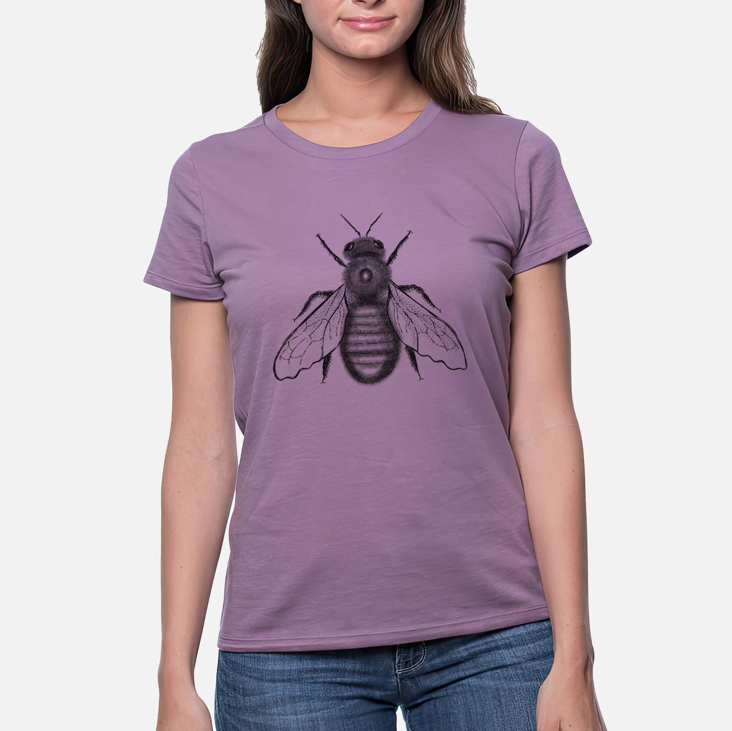 Xylocopa Virginica - Carpenter Bee - Women's Crewneck - Made in USA - 100% Organic Cotton