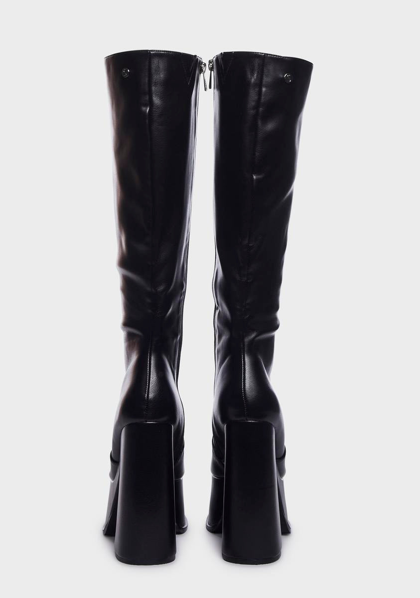 Corrs Platform Knee High Boots