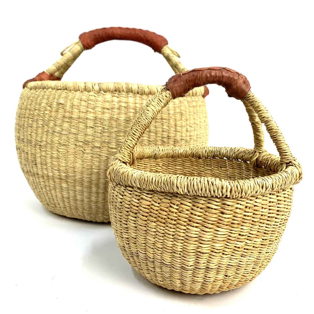 African baskets with handle