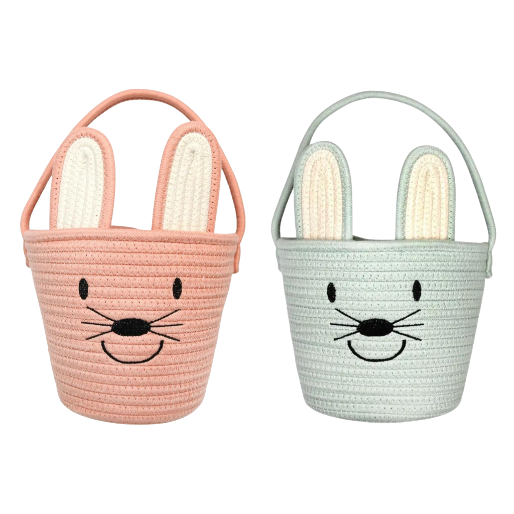 ROPE BUNNY EASTER BASKET