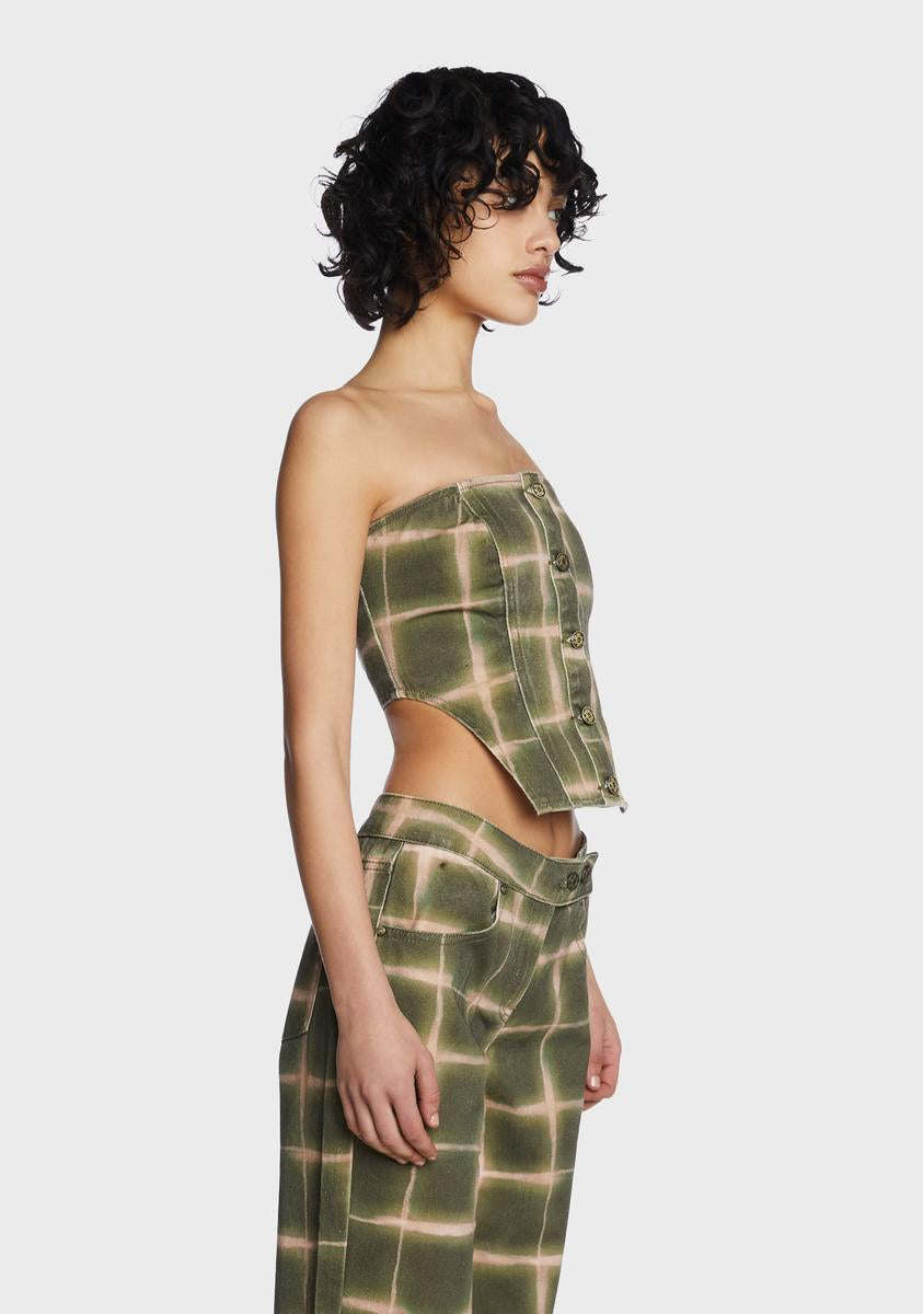 Chief Strapless Top