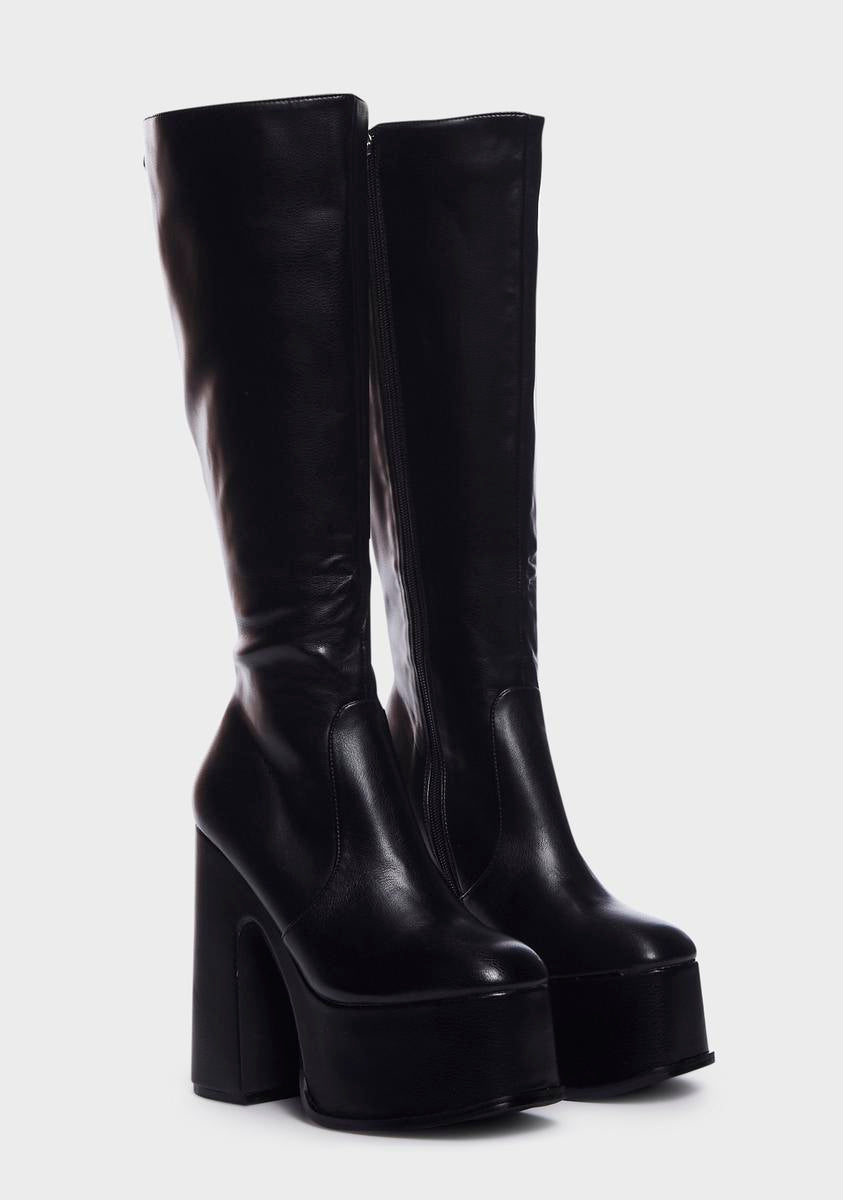 Corrs Platform Knee High Boots