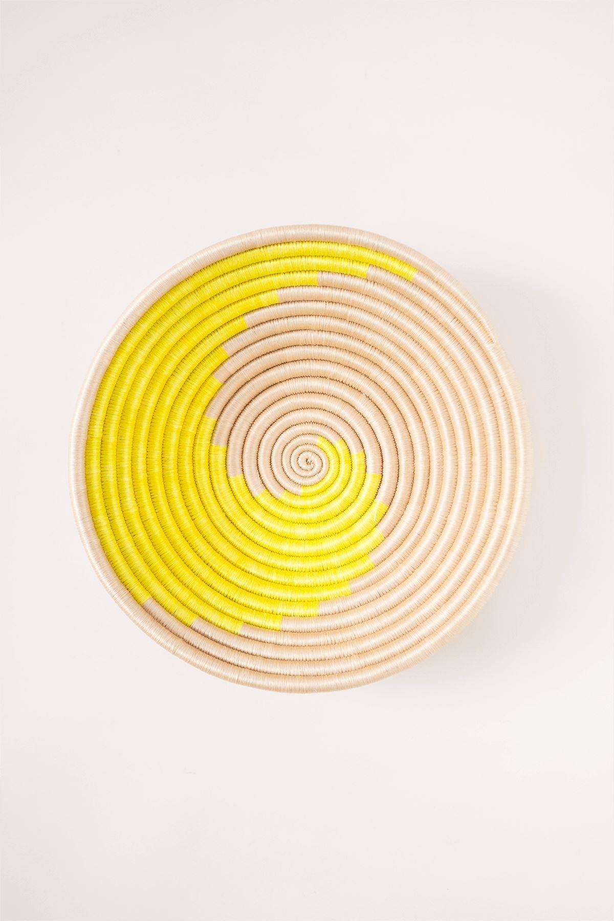 Citron Swirl Plateau Basket