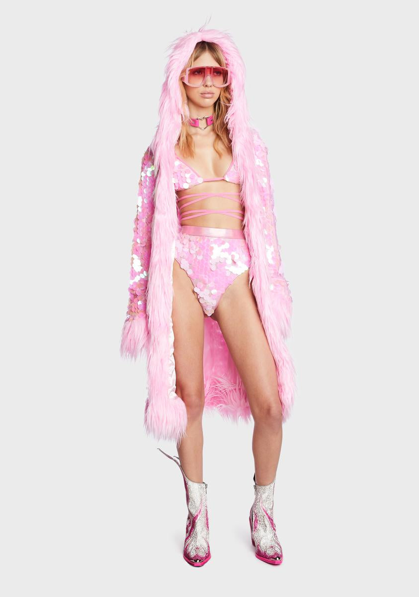 Ride The Dreamwave Sequin Coat