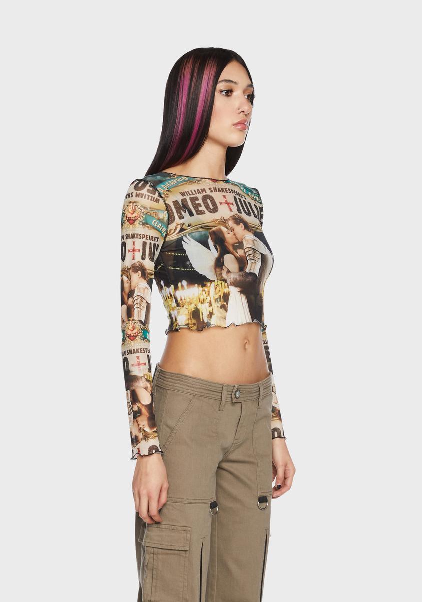 Capulet Mesh Crop Top
