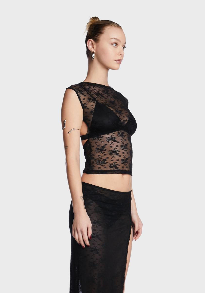 Uno Sheer Tie Top
