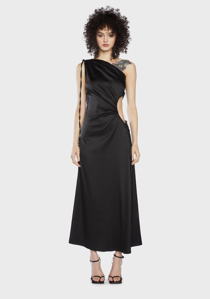 A Twirly Night Midi Dress
