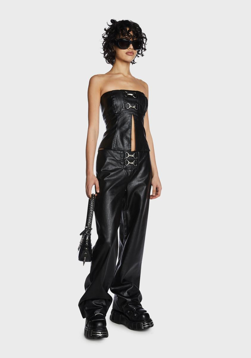 Vixen Vegan Leather Top