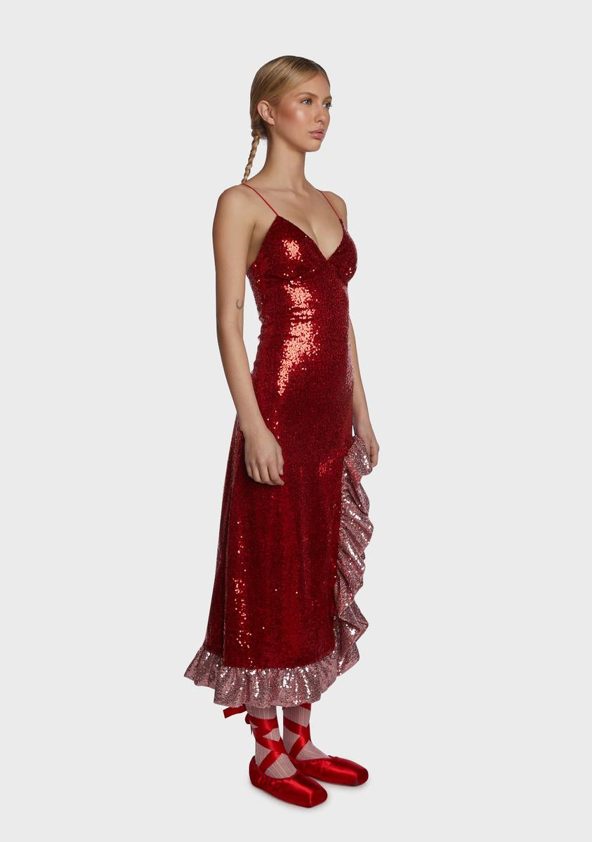Social Sequin Cami Dress