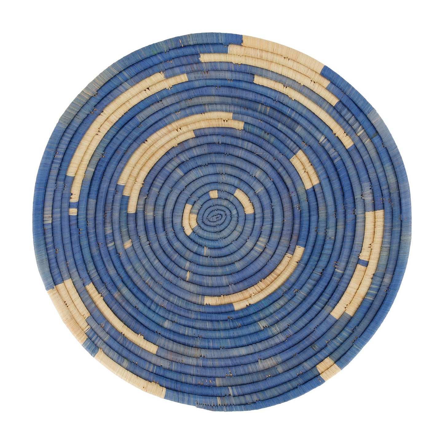 Coastal Minimalism Woven Large Bowl - Reflections