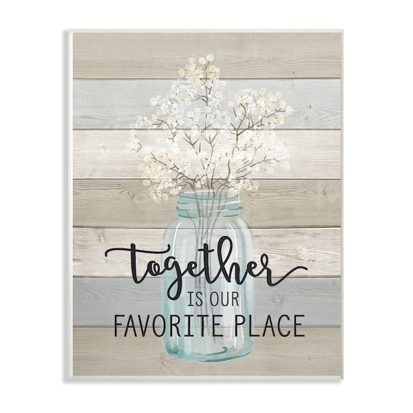 12.5" x 18.5" Lithograph Wall Art, Together is Our Favorite Place
