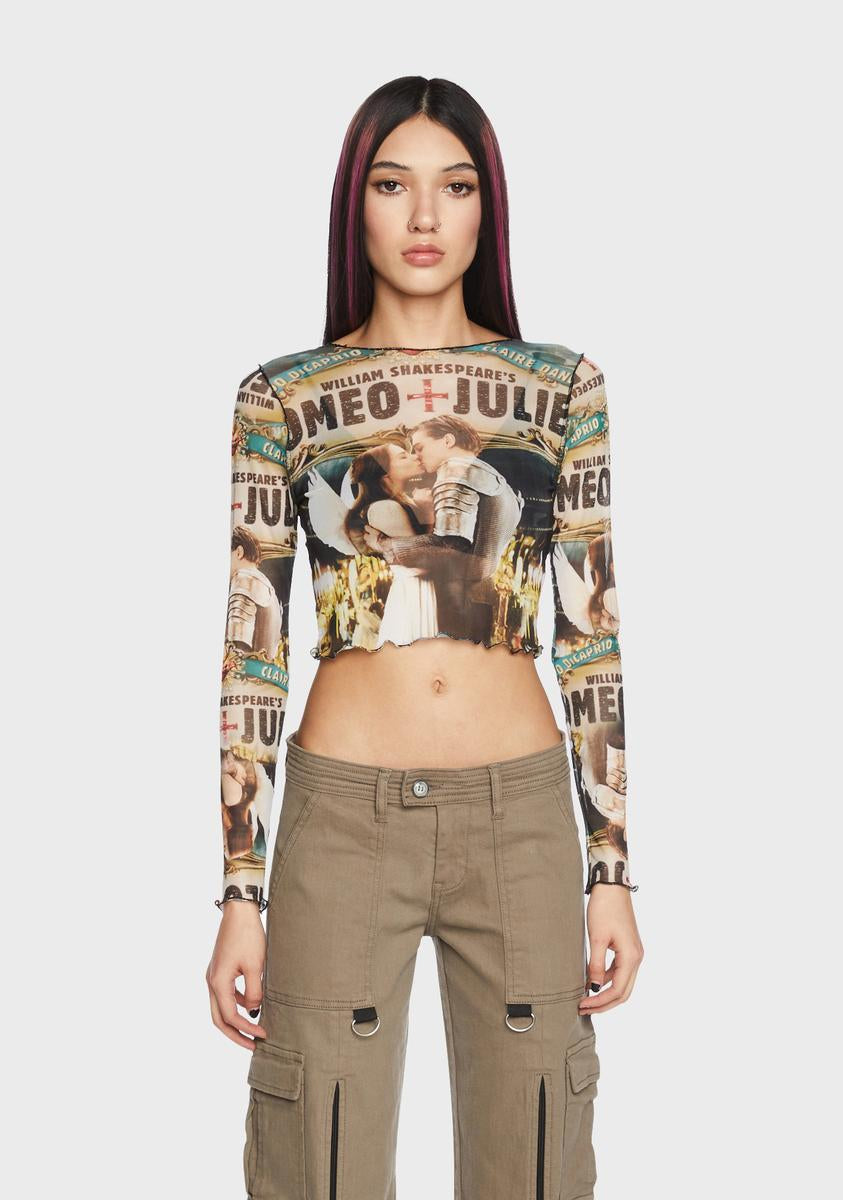 Capulet Mesh Crop Top