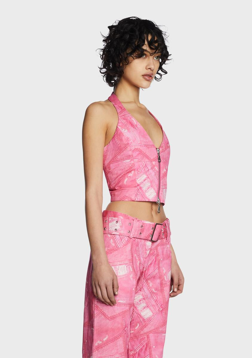 Candy Halter Top