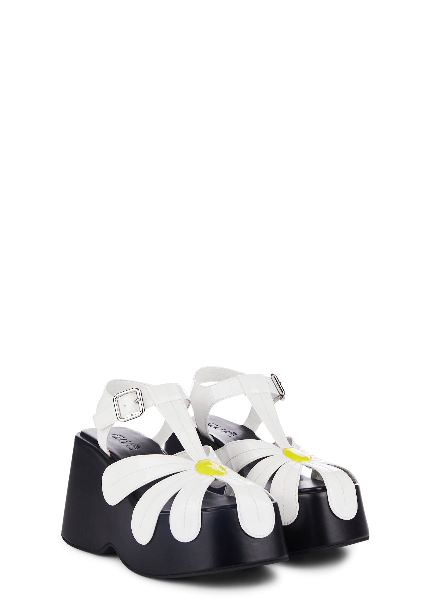 Forever Frolicking Platform Sandals - White