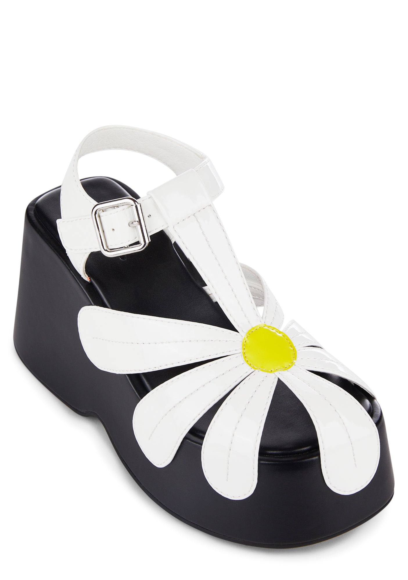 Forever Frolicking Platform Sandals - White