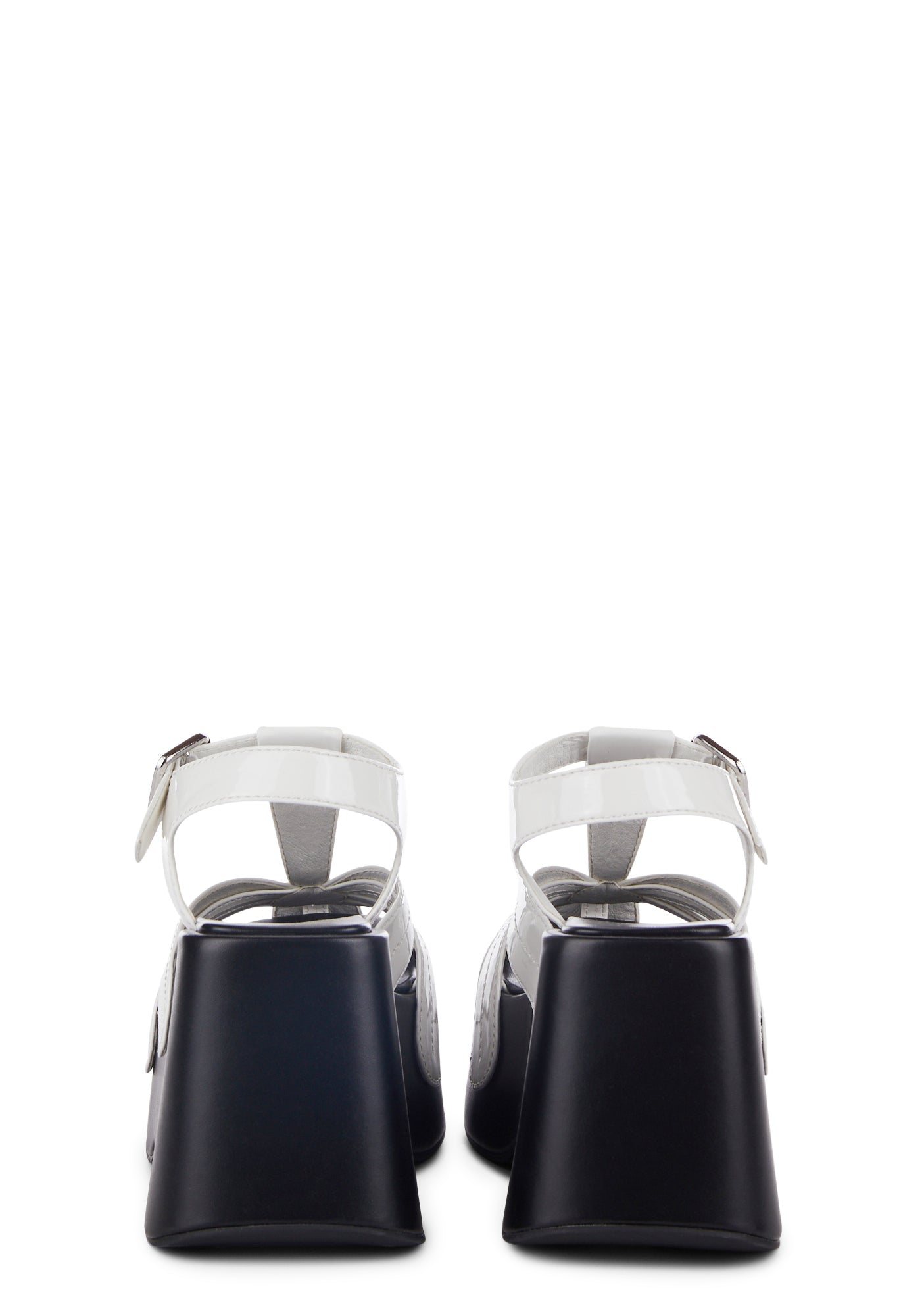 Forever Frolicking Platform Sandals - White