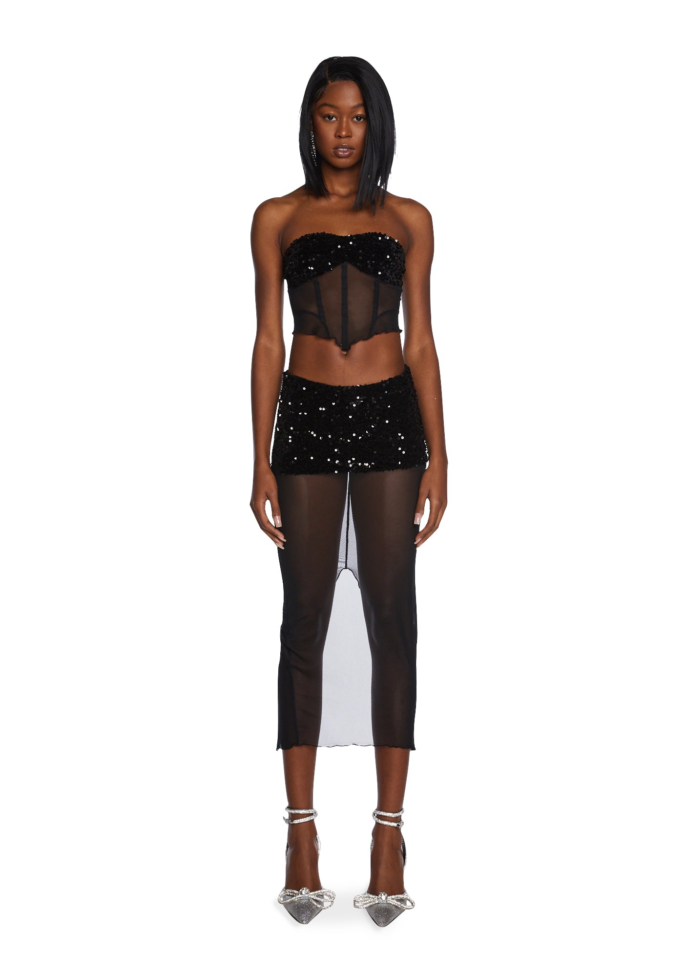 Raise Your Glass Skirt Set