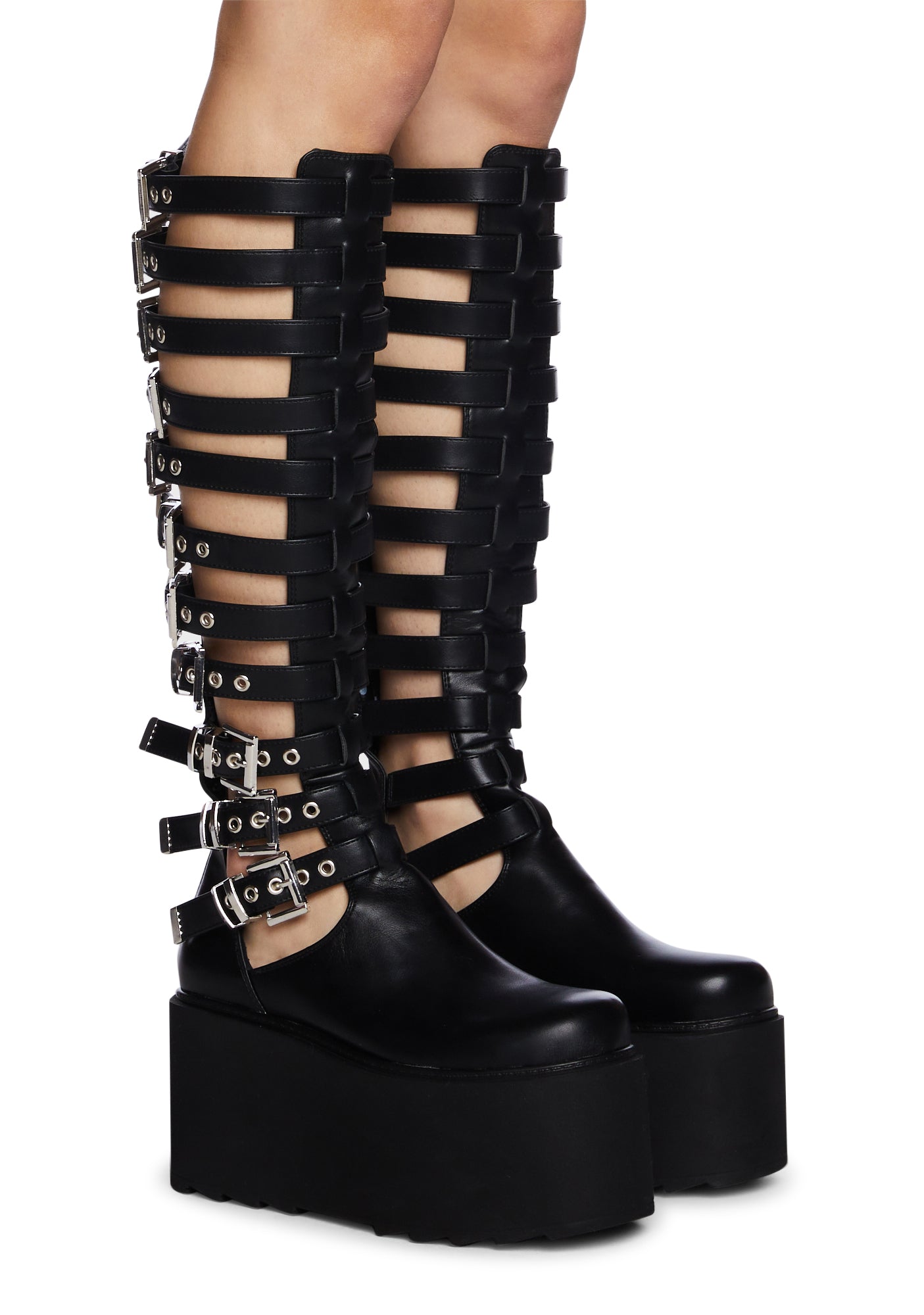 Confinements Strappy Platform Boots