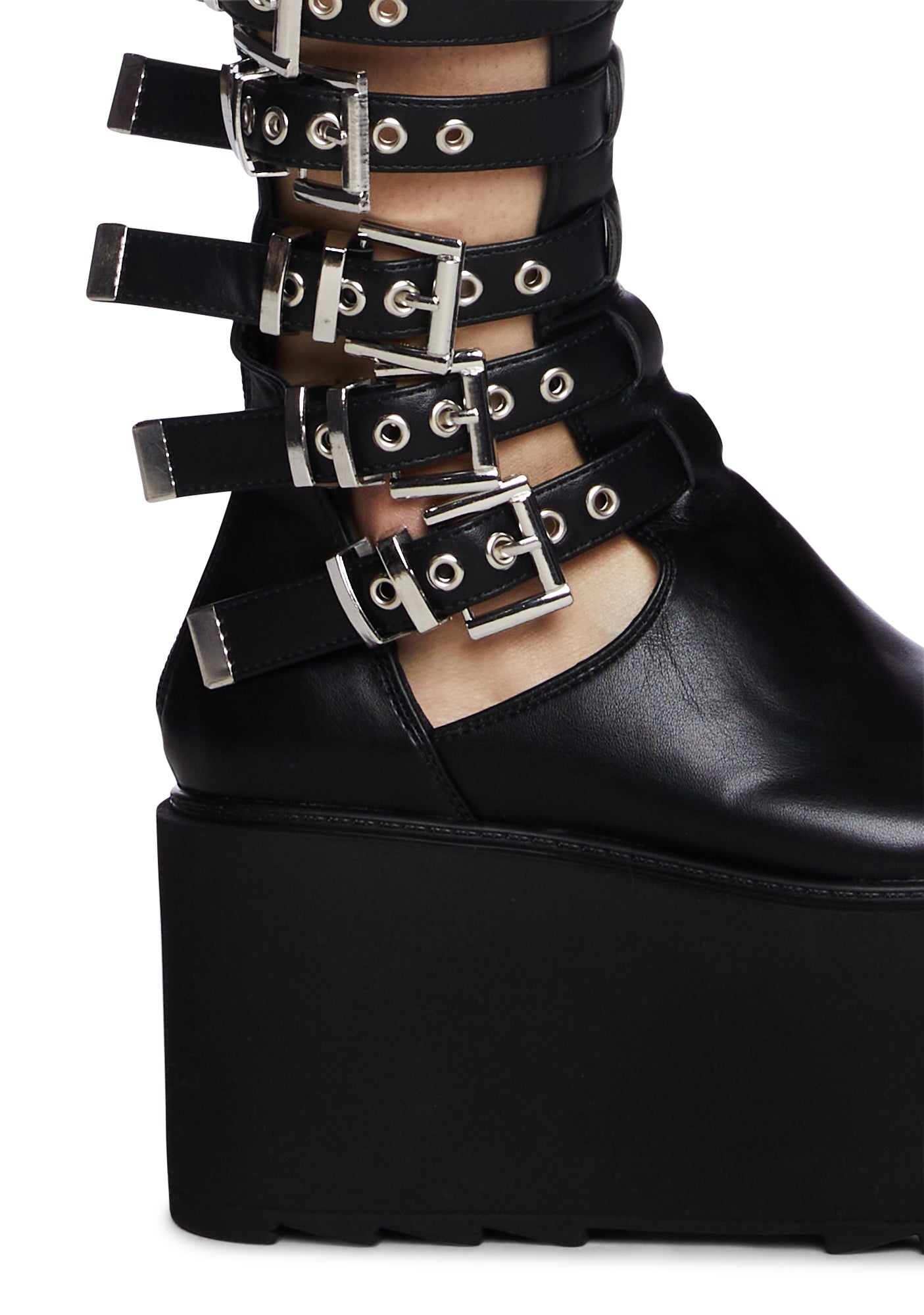 Confinements Strappy Platform Boots