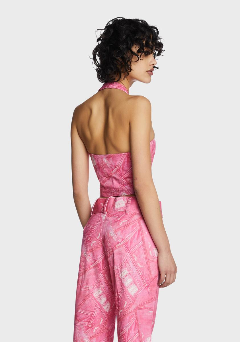 Candy Halter Top