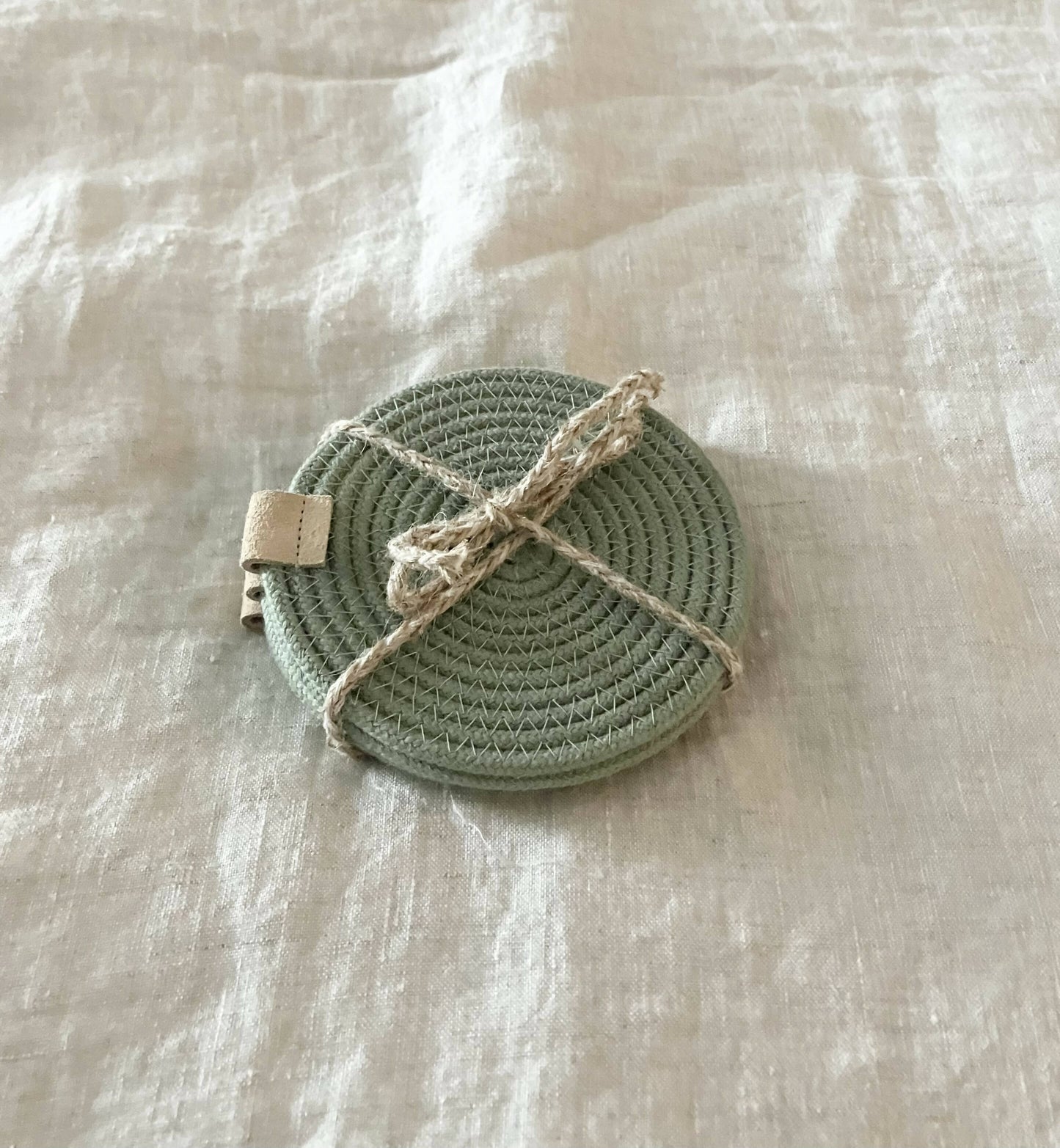 Sage Rope Coasters