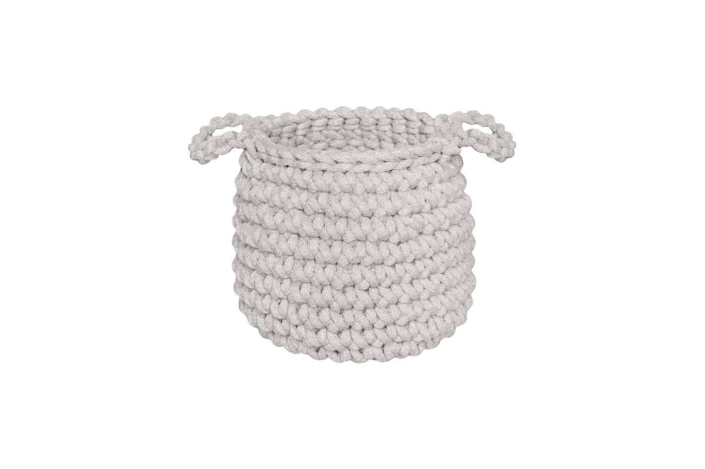 Crochet Basket, Small | OATMEAL