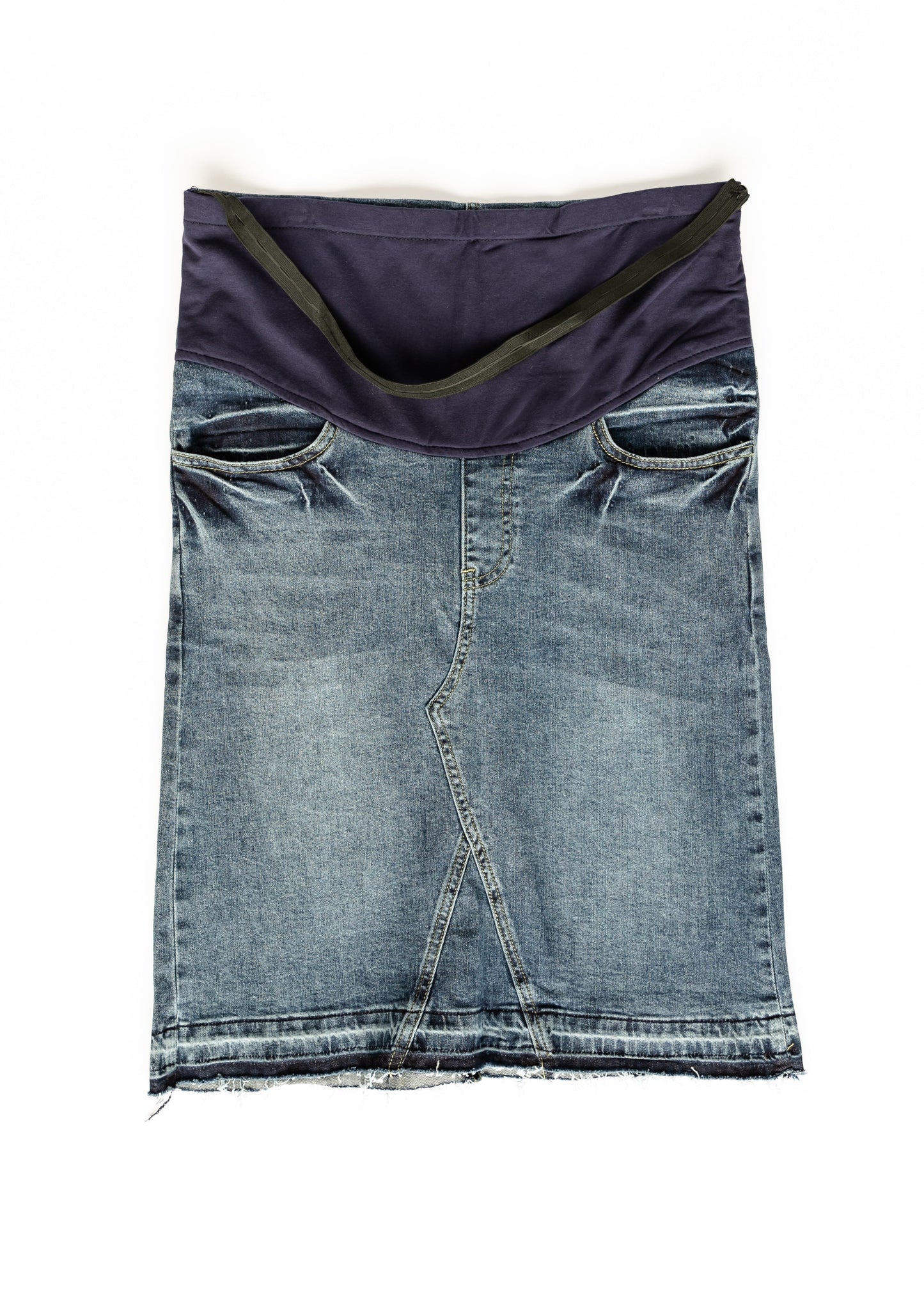 Sophie Maternity Denim Midi Skirt