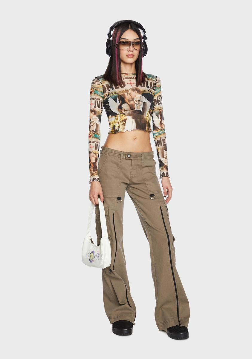 Capulet Mesh Crop Top