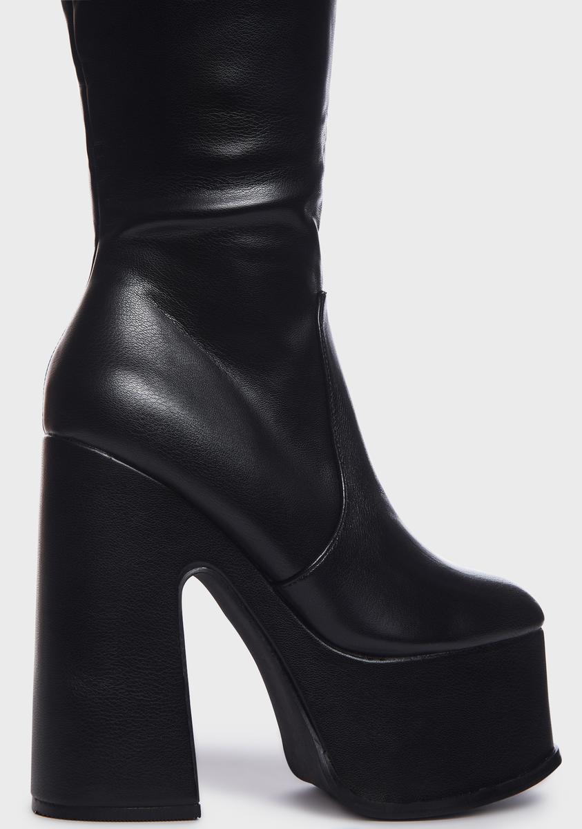 Corrs Platform Knee High Boots