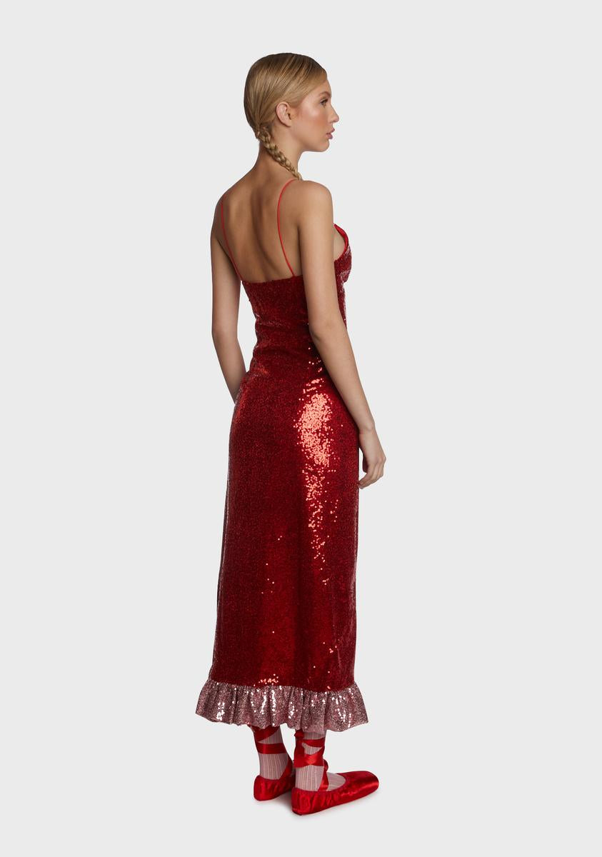 Social Sequin Cami Dress