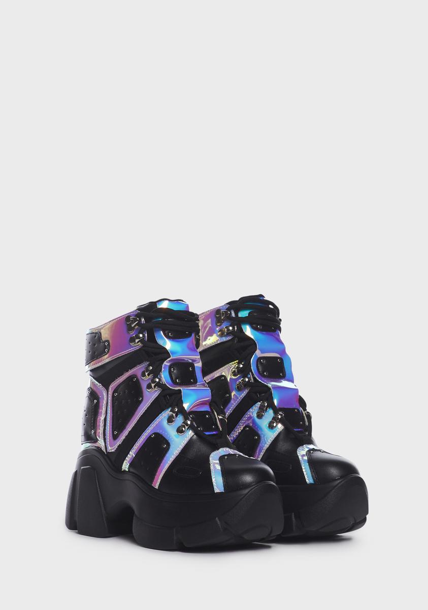 Black Passionfruit-03 Wedge Sneakers