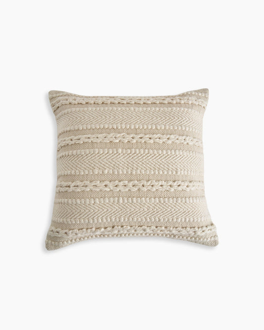 Braided Stripe Pillow Cover