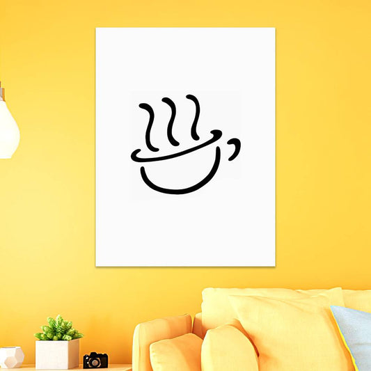 Subtle Weeb Poster Art Wall Poster Sticky Poster Gift for Fans K-ON Houkago Tea Time Minimalist Logo Poster