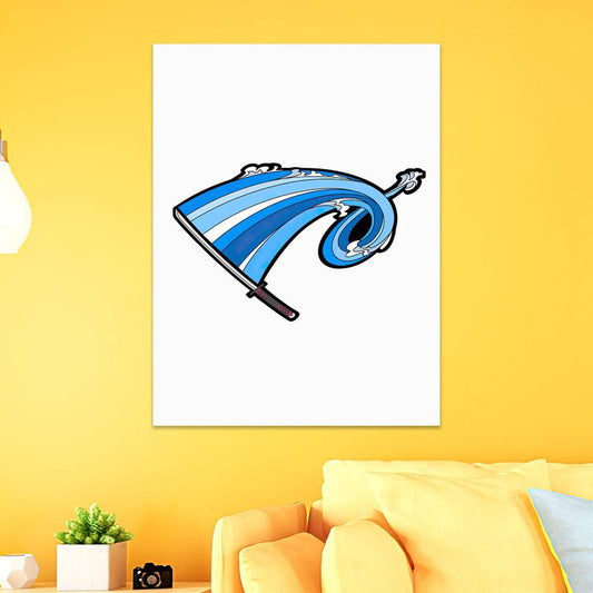 Subtle Weeb Poster Art Wall Poster Sticky Poster Gift for Fans Water Breathing Poster