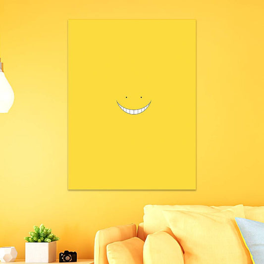 Subtle Weeb Poster Art Wall Poster Sticky Poster Gift for Fans Koro Sensei Smile Assasination Classroom Poster