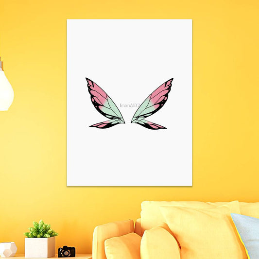 Subtle Weeb Poster Art Wall Poster Sticky Poster Gift for Fans Shinobu Kocho Demon Slayer Poster