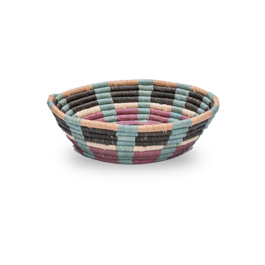 Teal and Orchid Basket