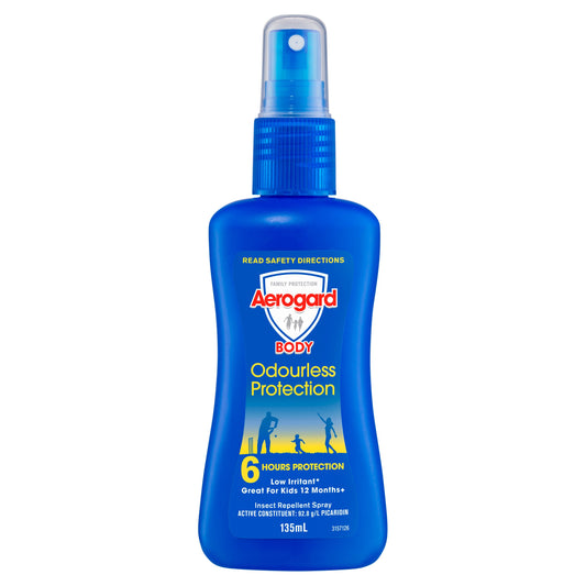 Aerogard Odourless Protection Insect Repellent Spray 135ml