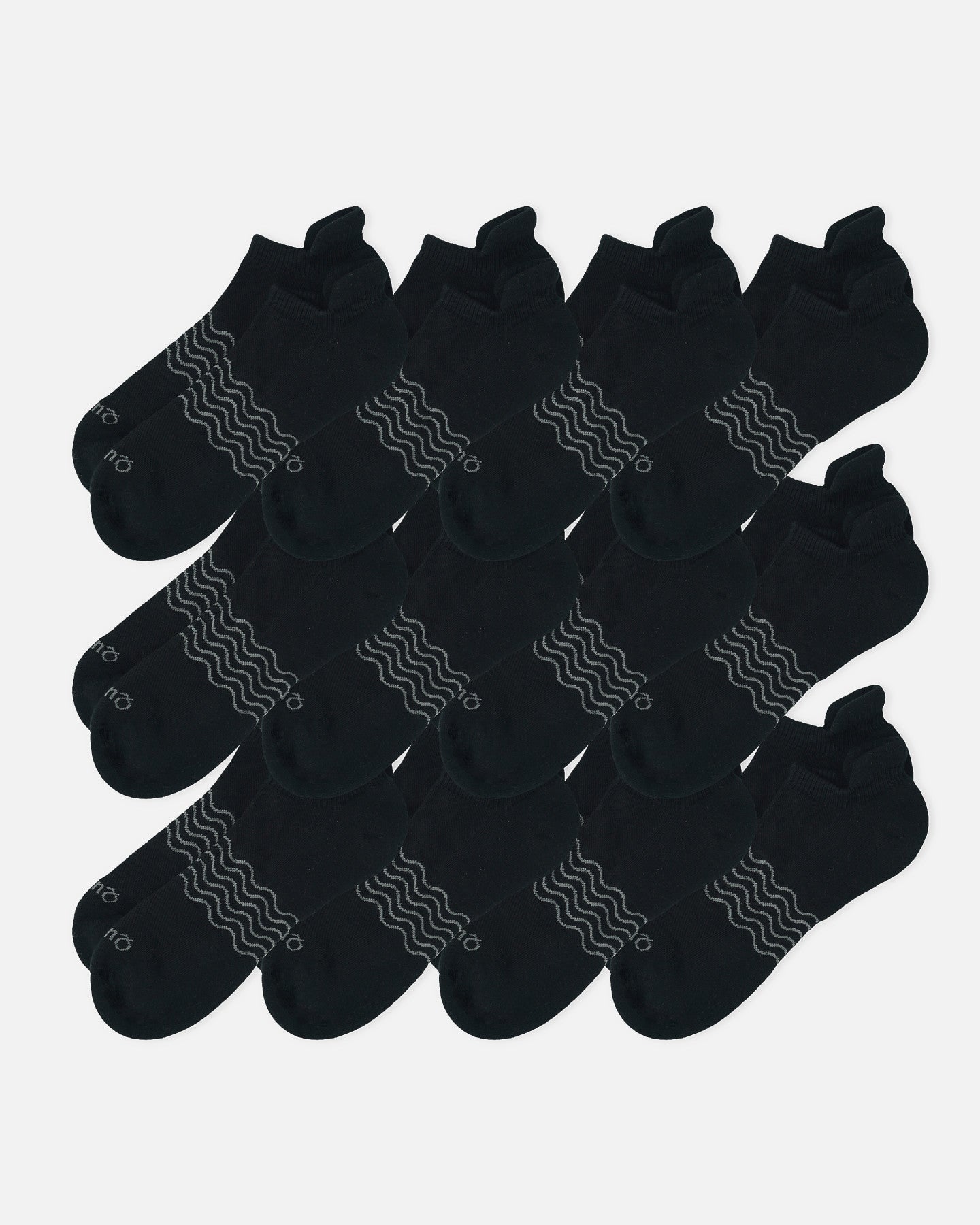 Everyday Cotton Solid Ankle Socks (12-pack)