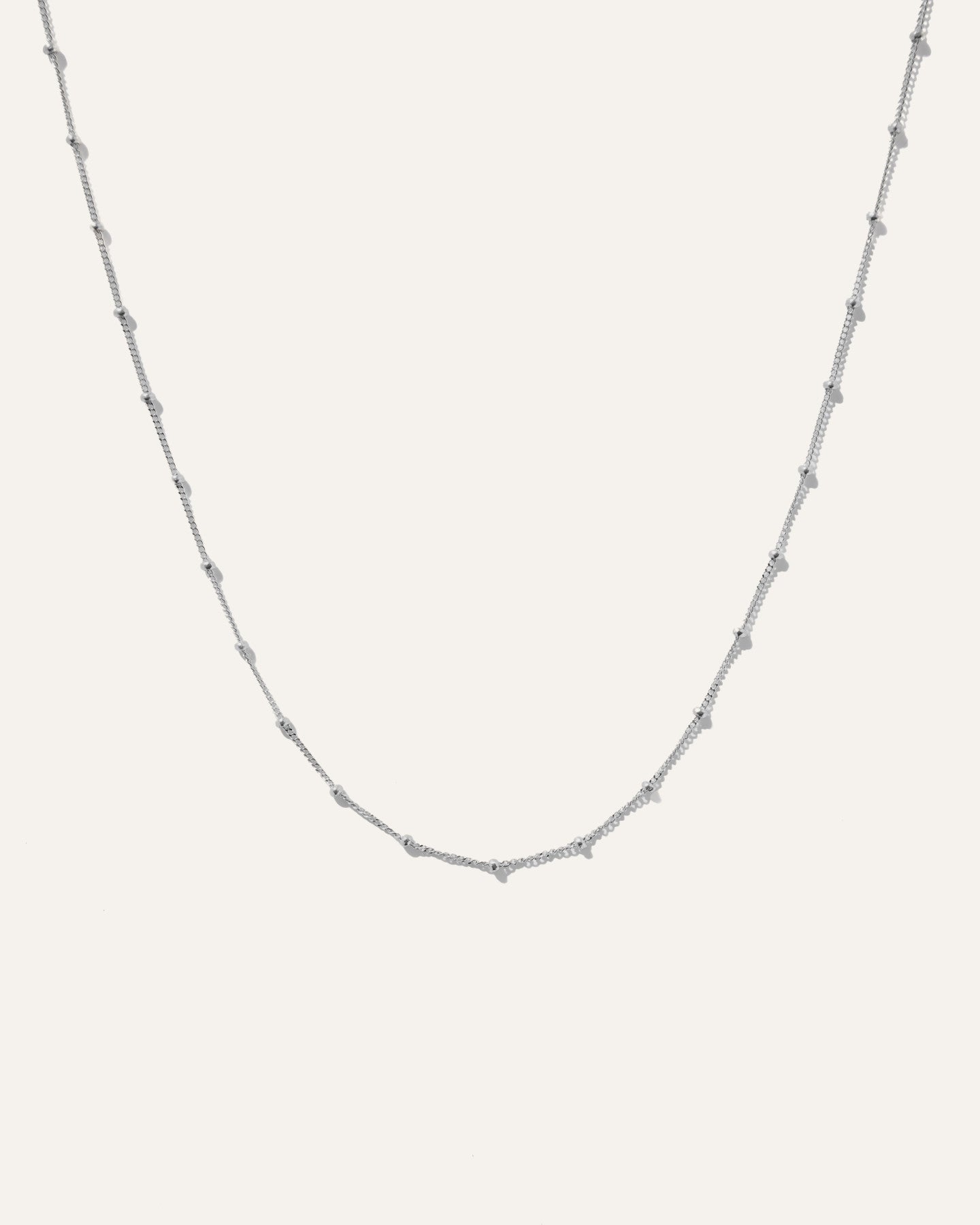 14k Gold Station Bead Choker