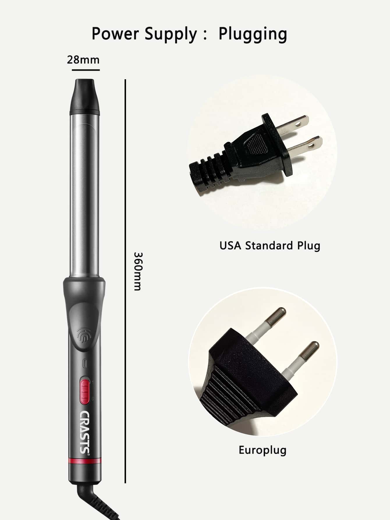 1pc Hair Curling Iron