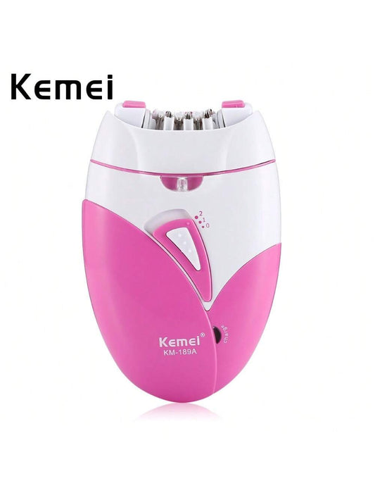1pc Kemei Electric Hair Removal Device For Women/men, Multifunctional Trimmer For Armpit, Leg, Pubic Hair & Beard Km-189a