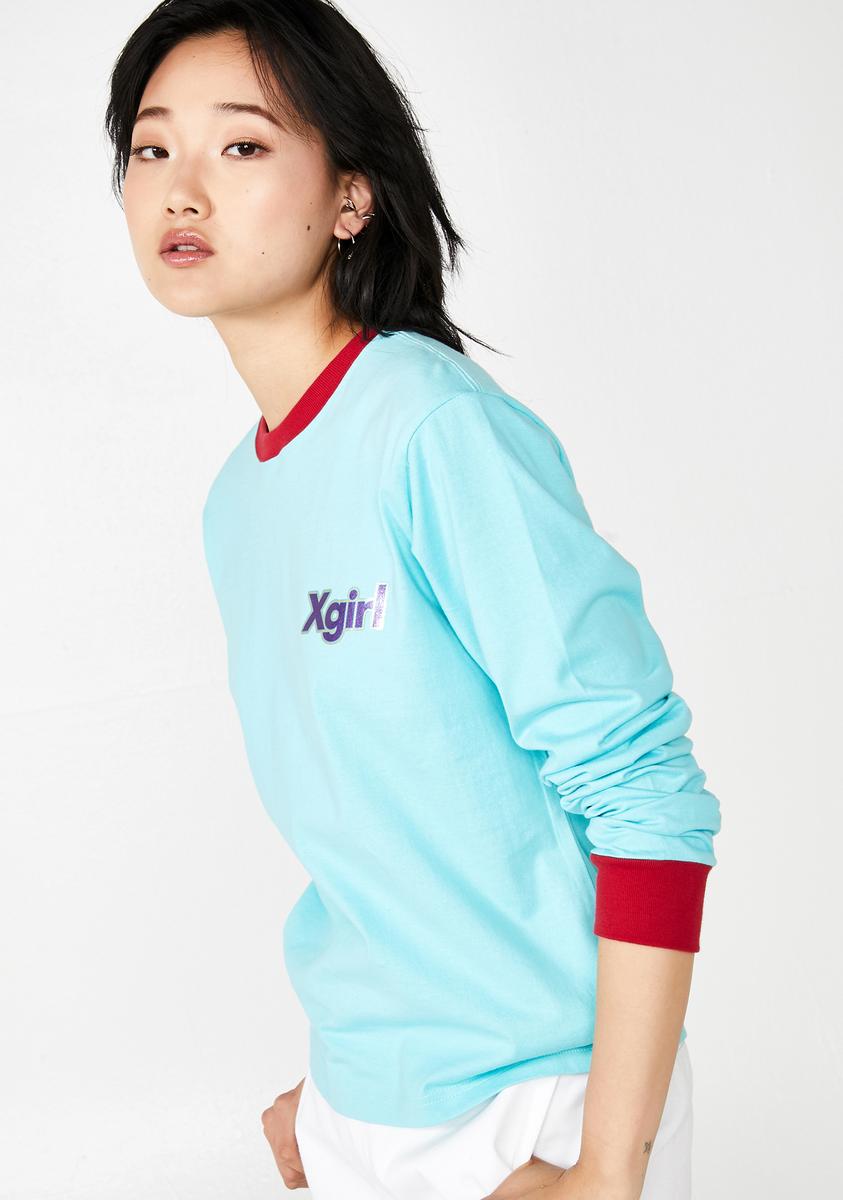 Sticker Logo Long Sleeve Tee